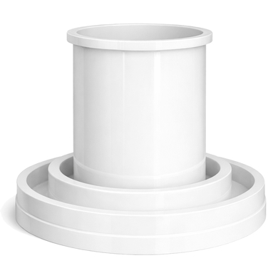 Форма "Гауда" с крышкой-поршнем (на 3-4 кг, Сыротека)