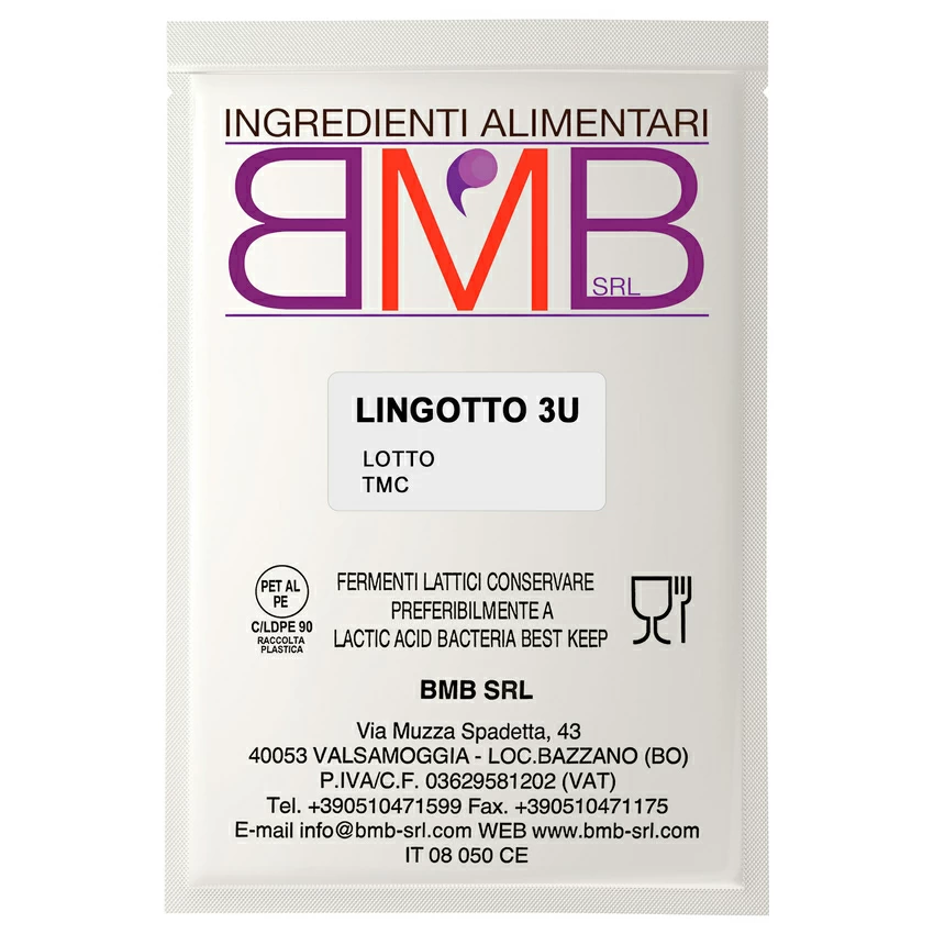 Мезо-термофильная закваска BMB LINGOTTO 3U (на 300-600 литров молока)
